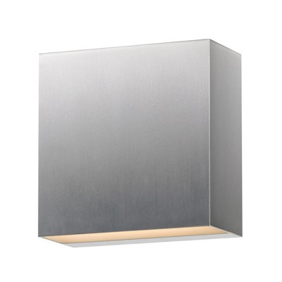 ET2 Lighting Cubed 1 - Light Wall Light in  Satin Aluminum