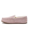 Women's Fuzzy Lined Suede Moccasin Slippers - 3 of 4