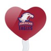 American University Eagles Logo Heart Love Cupcake Picks Toppers Decoration Set of 6 - 2 of 4