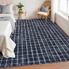 Modern Plaid Rug, Washable Soft Low-Pile Non-Slip Stain-Resistant Area Carpet for Bedroom, Living Room, Dining Room, Nursery - 2 of 4