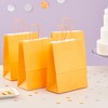 Blue Panda 25 Pack Medium Paper Gift Bags with Handles for Candy, Gifts, Orange, 8 x 10 x 4 In - 3 of 4