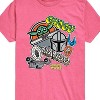 Boys' - The Mandalorian - Mando Grogu Stickers Short Sleeve Graphic T-Shirt - 2 of 4