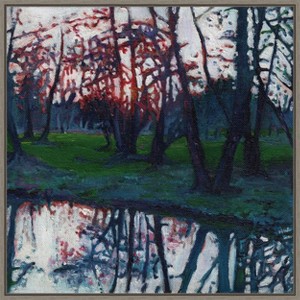 Amanti Art Last Glow on the Meadow by Helen White Canvas Wall Art Print Framed 22 x 22-in. - 1 of 4