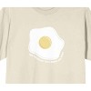 Expensive Eggs The Breakfast That Broke The Bank Crew Neck Short Sleeve Men's Natural T-shirt - 2 of 2