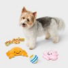 Sand Pail Basket Dog Ball Plush Toy Set - 4pc - Boots & Barkley™ - 2 of 3