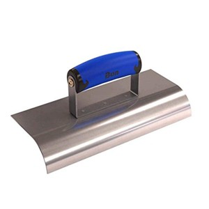 Bon Tool 62-461 Edger - Stainless Steel 10-inch X 4-inch - 1 1/2-inch Radius X 1 1/2-inch Lip Comfort Grip Handle - 1 of 2