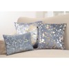 12"x18" Petite Foil Fragment Down Filled Lumbar Throw Pillow - Saro Lifestyle: Abstract Design, Indoor Use, Zipper Closure - 3 of 3