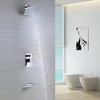 Sumerain Tub and Shower Faucet with Rough-in Valve, Wall Mount Shower Faucet Waterfall Spout Chrome - 2 of 4