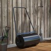 Outsunny Lawn Roller, Push/Tow Behind Sod Roller with U Shaped Handle, Water Filled Yard Roller for Garden, Lawn, Backyard - 2 of 4