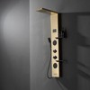 BWE 2-Jet Rainfall Shower Panel System with Rainfall Shower Head, Shelf, STub Spout and LED Light - 2 of 4