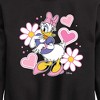 Boys' - Disney - Daisy Sticker Look Graphic Long Sleeve Fleece Sweatshirt - 2 of 4