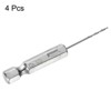 Unique Bargains M35 High Speed Steel Titanium Coated 1/4" Hex Shank Drill Bits 4 Pcs - 3 of 4