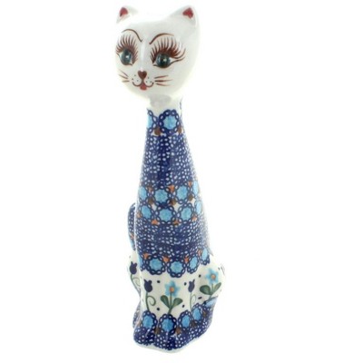 Blue Rose Polish Pottery Savannah Small Cat