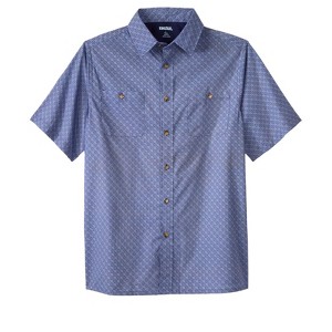 KingSize Men's Big & Tall Easy Care Woven Sport Shirt - 1 of 4