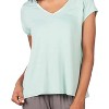 Women's Dreams Classic V-Neck Tee Shirt - FACEPLANT DREAMS - 2 of 3