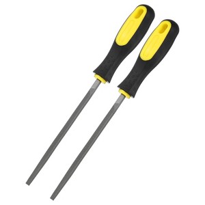 Unique Bargains Square Metal File High Carbon Steel Grip Handle Diamond Multipurpose Hand Files - 1 of 4