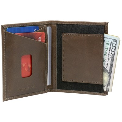 Alpine Swiss Thin Front Pocket Wallet Business Card Case 2 ID