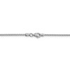 Black Bow Jewelry 1.4mm 14k White Gold Diamond Cut Open Franco Chain Necklace - 4 of 4