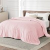 Cozy Comfort by Bedsure | Flannel Blanket Solid 260GSM Soft Fuzzy Plush Bed Blanket - 2 of 4