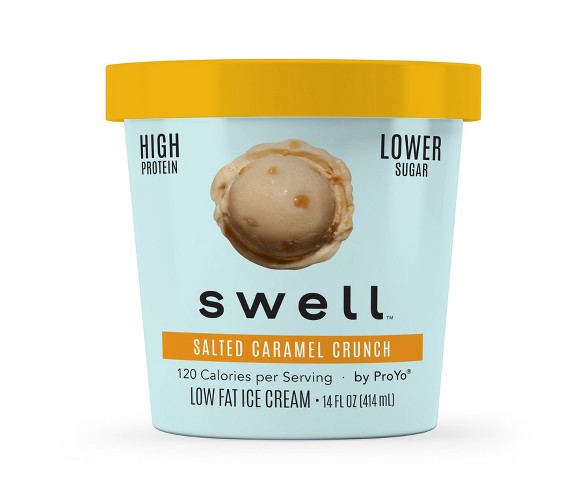 Swell Salted Caramel Crunch Ice Cream - 14oz
