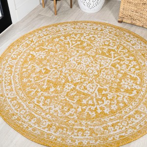 JONATHAN Y Malta Bohemian Medallion Textured Weave Indoor/Outdoor Area Rug - 1 of 4