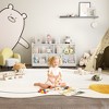 Tinyhomie Wooden Storage Cabinet with 5 Sections, Montessori Kids Bookshelf and Toy Organizer for Nursery, Playroom & Classroom - 3 of 4