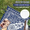 Outdoor Rug Waterproof Reversible Rug Plastic Straw Rug - 3 of 4