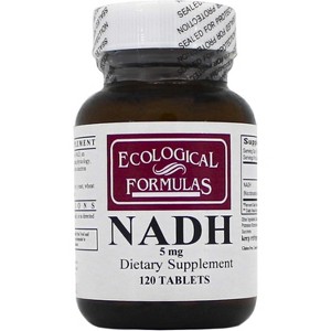 Ecological Formulas NADH 5 mg – Cellular Energy & Cognitive Support Supplement – 120 Tablets – Allergen-Free, Non-GMO, Made in USA - 1 of 3