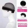 Jessie's Wig U-shaped wig mesh cap 4*5inch black double-sided velvet lace wig head cap - 3 of 4