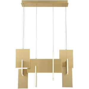 Eurofase Lighting Coburg 1 - Light Chandelier in  Painting Bronze - 1 of 2