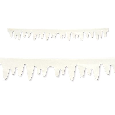 Beistle 3' 11" Fabric Icicle Hanging Decoration; 8/Pack 20365