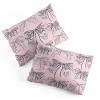 Deny Designs Full/Queen Anis Illustration Romantic Lace Bows Pink Pattern Duvet and Sham Set - image 4 of 4