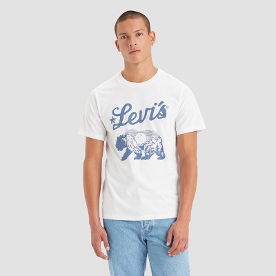 levis white mens t shirt