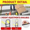 Stair Climbing Dolly, 330 Lbs Weight Capacity, Foldable Hand Truck with 6 Rubber Wheels and Telescoping Handle, Heavy-Duty Grocery Cart - 4 of 4