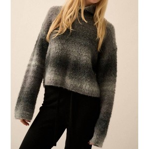Women's Ombr√© Striped Knit Sweater - PROMESA - 1 of 4