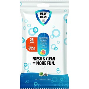 goDog PlayClean Pet Safe Multipurpose Pet Toy Wipes - 25 Count/1 Pack - 1 of 1