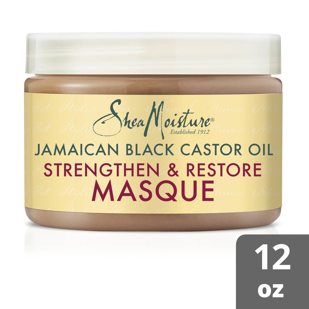 Photos - Hair Product Shea Moisture SheaMoisture Jamaican Black Castor Oil Strengthen & Restore Hair Mask - 12 