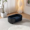 Pet Sofa,Luxury Dog Beds With Solid Wood Legs And Bent Wood Back,Dog Couch Bed,Affordable Dog Kennel,Unique Dog Beds-Cuddlewood - 4 of 4