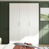 FUFU&GAGA White Armoires With Hanging Rods Storage Cabinet - 2 of 4