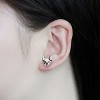 French Bulldog Boston Terrier Stud Earrings Enamel Colorful From the Ginger Lyne Collection - 3 of 4