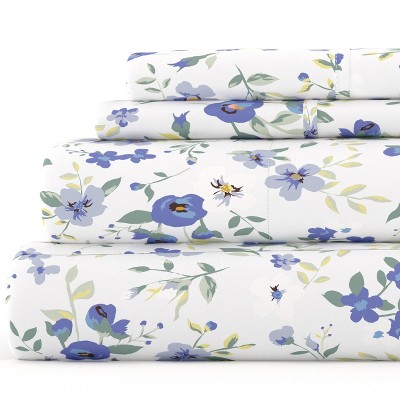 Floral & Paisley Patterns 4PC Sheet Set - Extra Soft, Easy Care - Becky Cameron