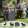 Outdoor Grill Table with Storage - 2 of 4