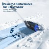 12in Cordless Snow Shovel, Brushless Motor Electric Snow Removal Blower with LED Light, Battery & Charger, 16.5ft Snow Thrower with 180° Chute - 2 of 4