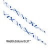 INSPIRE CHIC Colored Printed Flat Splashing Ink Shoe Laces for Sneakers 2 Pairs - 3 of 4
