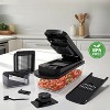 Attop Vegetable Chopper, Onion Chopper, Dicer, Dicer, Vegetable Chopper with Container, Kitchen Necessities and Gadgets (Black) - 3 of 4