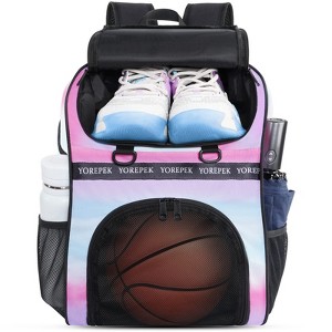 Basketball Bag, Large Basketball Backpack with Shoe Compartment and Ball Holder Basketball Gifts - 1 of 4