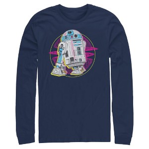 Mens Star Wars R2-D2 Retro Vibes Long Sleeve Shirt - 1 of 4