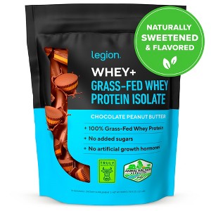 Legion Whey+ Natural Whey Protein Powder - 30 Servings (Chocolate Peanut Butter) - 1 of 4