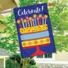 Celebrate Cake Applique House Flag Birthday Party 28" x 40" Briarwood Lane - 4 of 4
