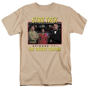 Star Trek The Savage Curtain Adult T-Shirt Sand - 1 of 4